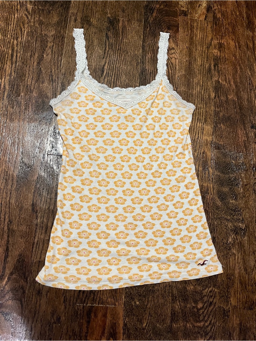 Hollister Tropical Lace Cami Top